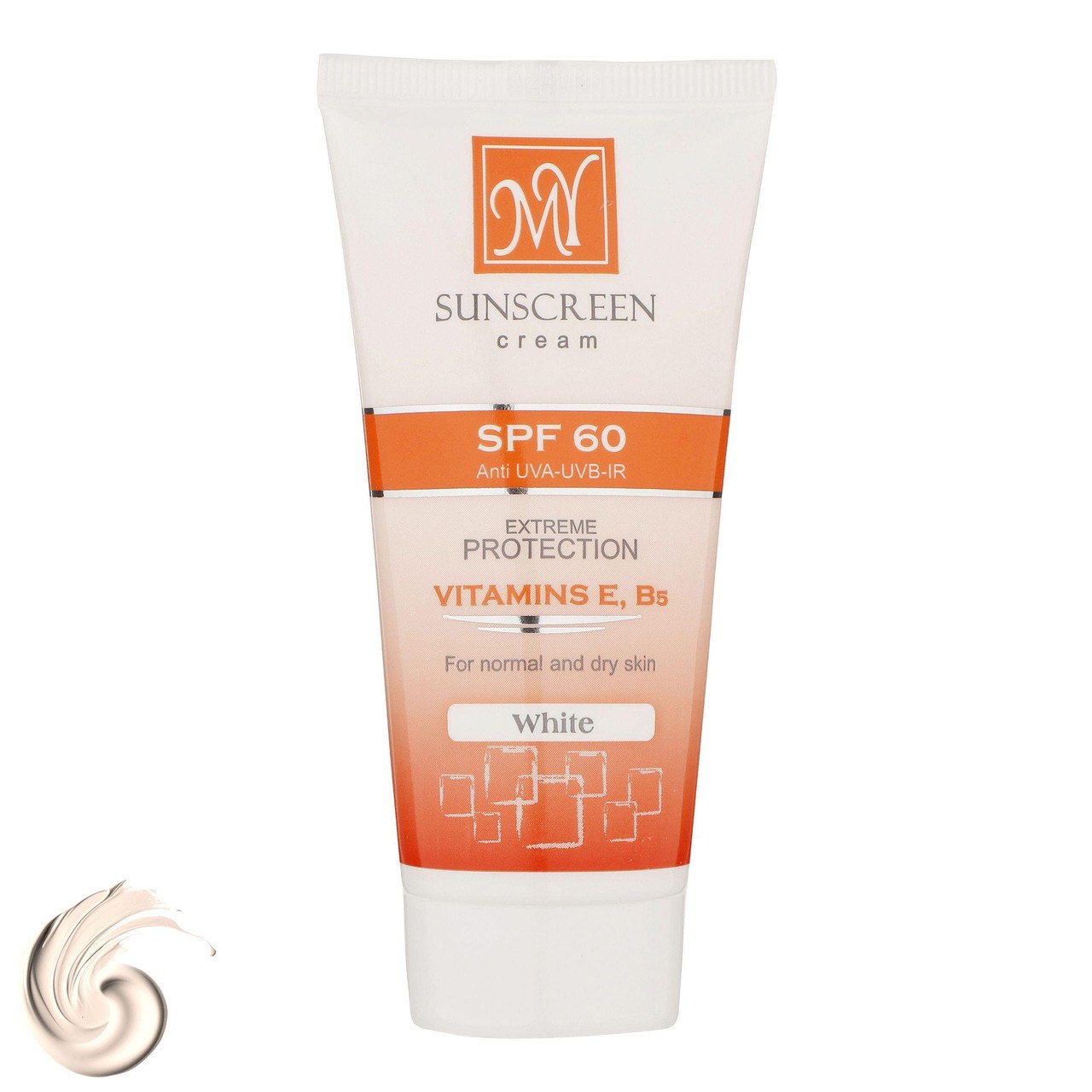 کرم ضد آفتاب SPF60 بدون رنگ مای 50 میل | مناسب پوست نرمال و خشک